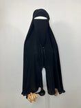Charger l'image dans la visionneuse de la galerie, Niqab indonésiya Noir New