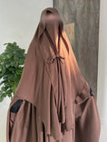 Charger l'image dans la visionneuse de la galerie, Khimar Joumana Whool peach