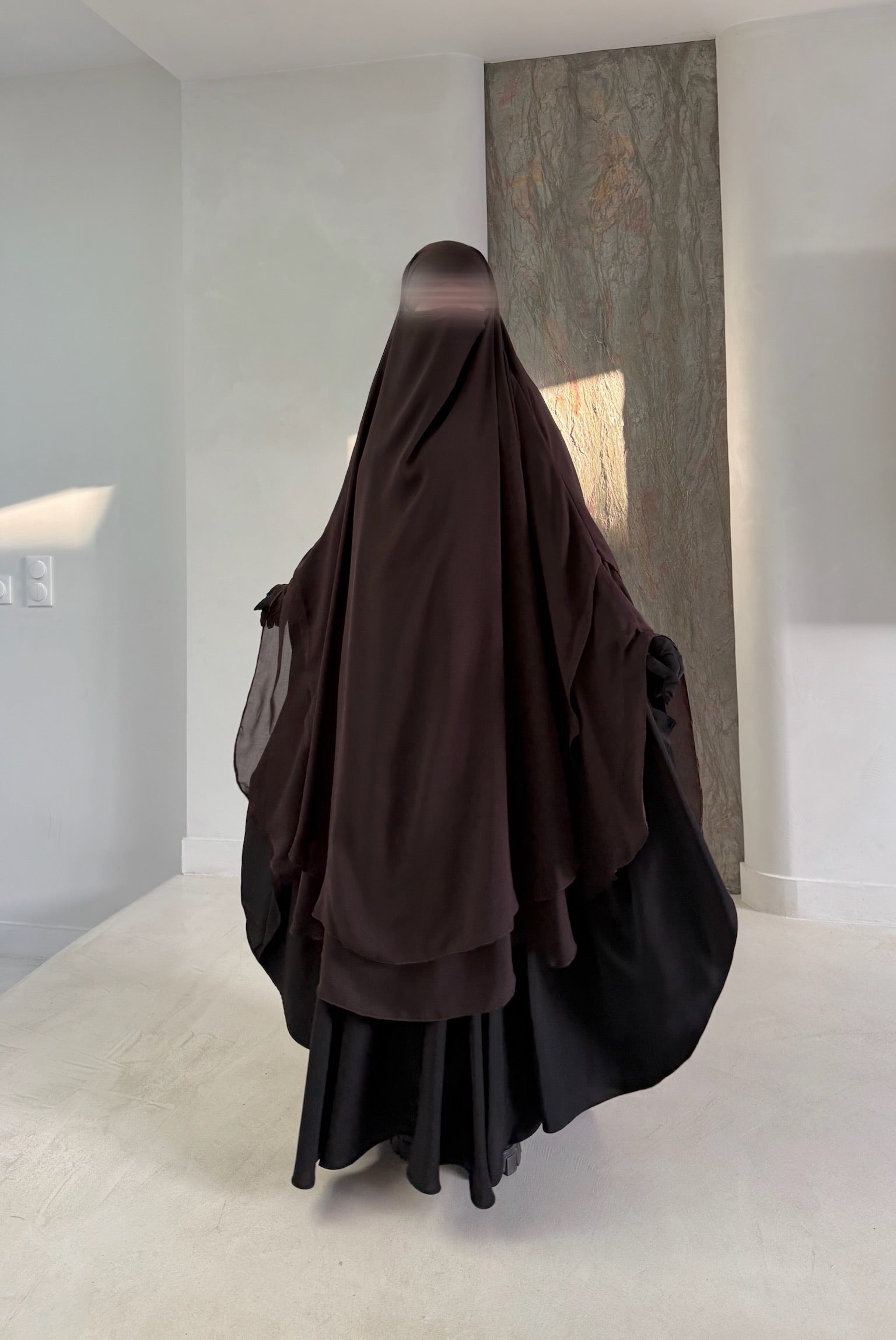 Khimar Tarha 2 voiles arrondi