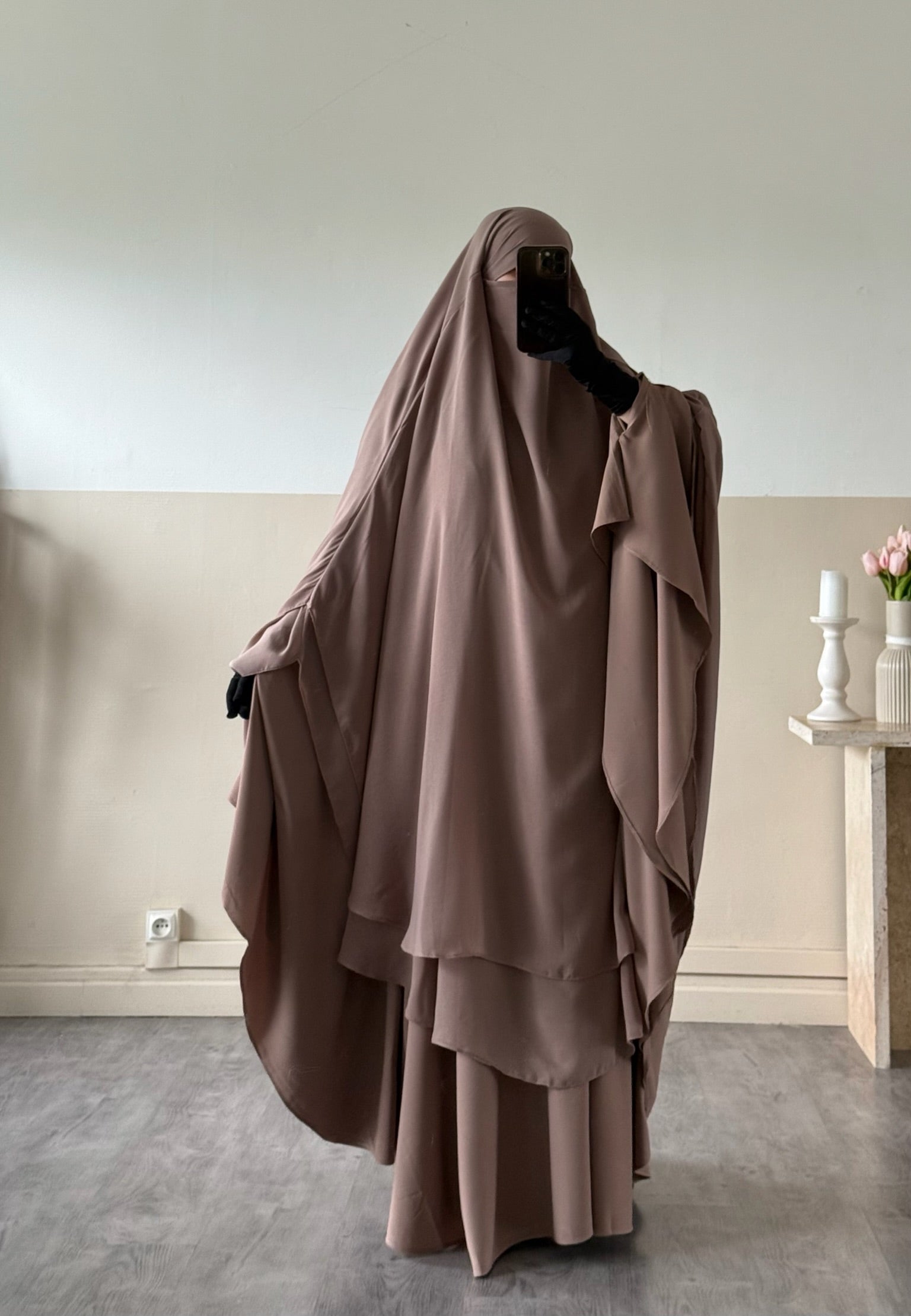 Khimar Tarha 2 voiles arrondi