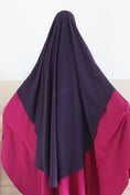 Charger l'image dans la visionneuse de la galerie, Khimar arrondi Maleeka T2 150cm (Soie de médine)