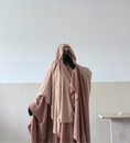 Charger l'image dans la visionneuse de la galerie, Khimar Joumana Flow Soie de Médine