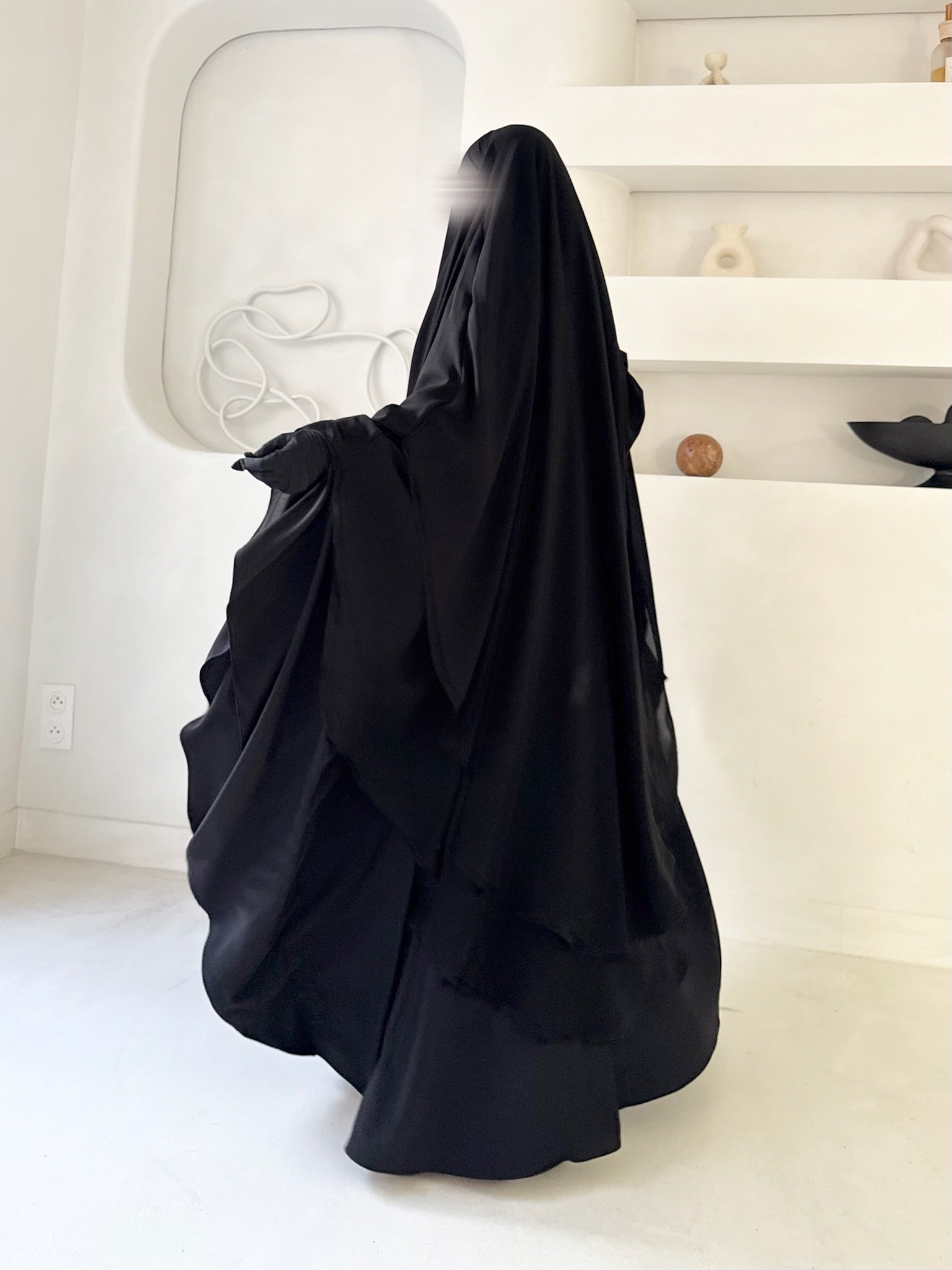 Khimar Tarha 2 voiles arrondi