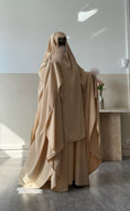 Charger l'image dans la visionneuse de la galerie, Abaya Maleeka Whool Peach