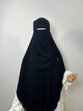 Charger l'image dans la visionneuse de la galerie, Niqab Haya Pull down Noir