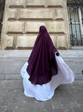 Charger l'image dans la visionneuse de la galerie, Khimar Tarha 2 voiles arrondi