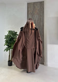 Charger l'image dans la visionneuse de la galerie, Abaya Maleeka Whool Peach