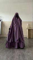 Charger l'image dans la visionneuse de la galerie, Jilbab 2 pièces Jupe Soie de Médine