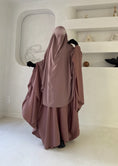 Charger l'image dans la visionneuse de la galerie, Khimar arrondi Maleeka T2 150cm (Soie de médine)