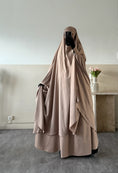 Charger l'image dans la visionneuse de la galerie, Jilbab 2 pièces Jupe Soie de Médine