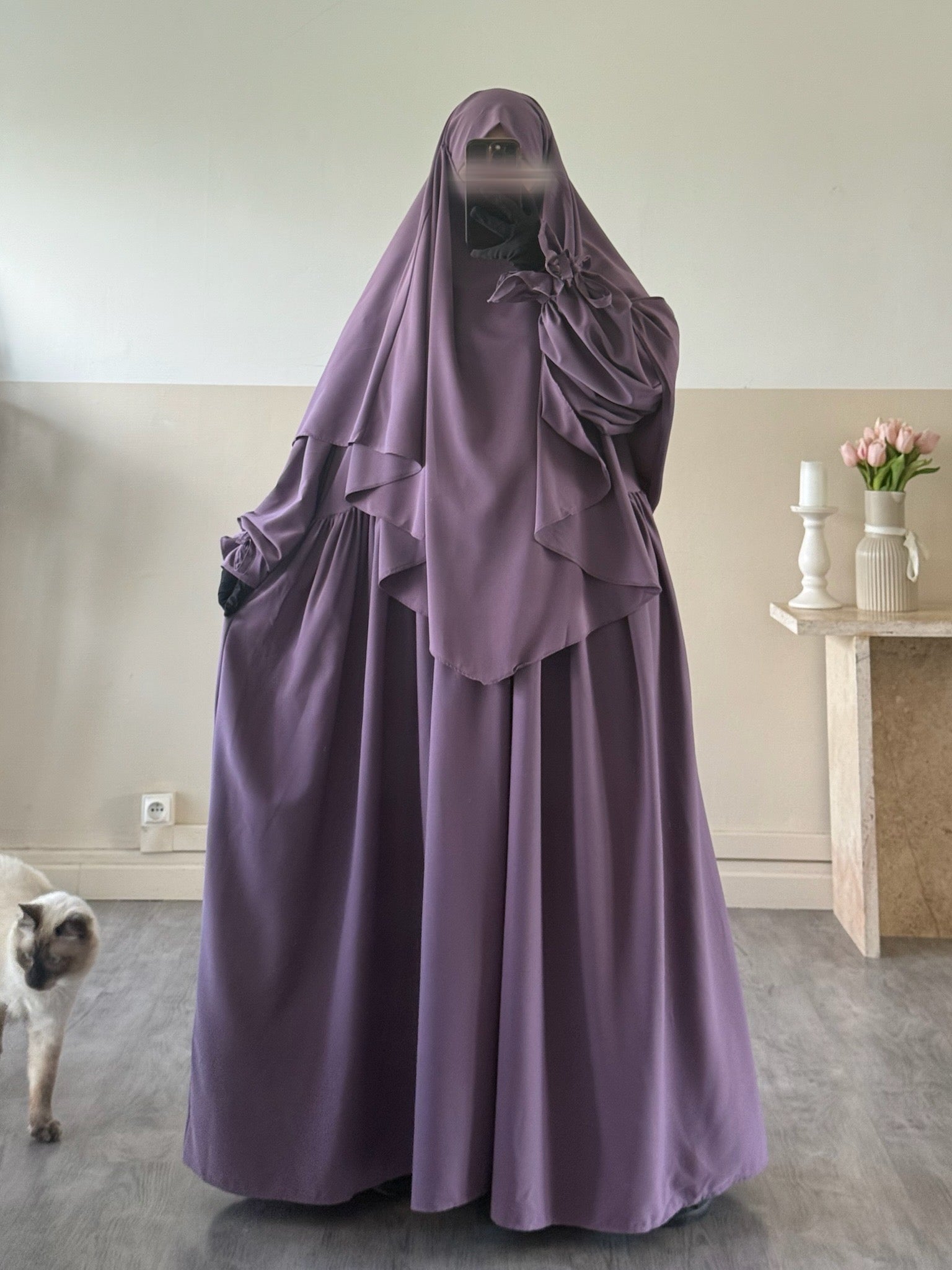 Abaya Balqis Soie de médine