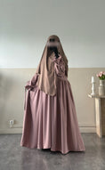 Load image into Gallery viewer, Abaya Balqis Soie de médine
