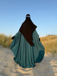 Charger l'image dans la visionneuse de la galerie, Abaya Maleeka Soie de Medine