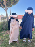 Charger l'image dans la visionneuse de la galerie, Abaya petite fille en Lin déstockage
