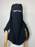 Load image into Gallery viewer, Niqab/Sitar Afiya casquette Noir