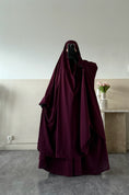 Charger l'image dans la visionneuse de la galerie, Jilbab 2 pièces Jupe Soie de Médine
