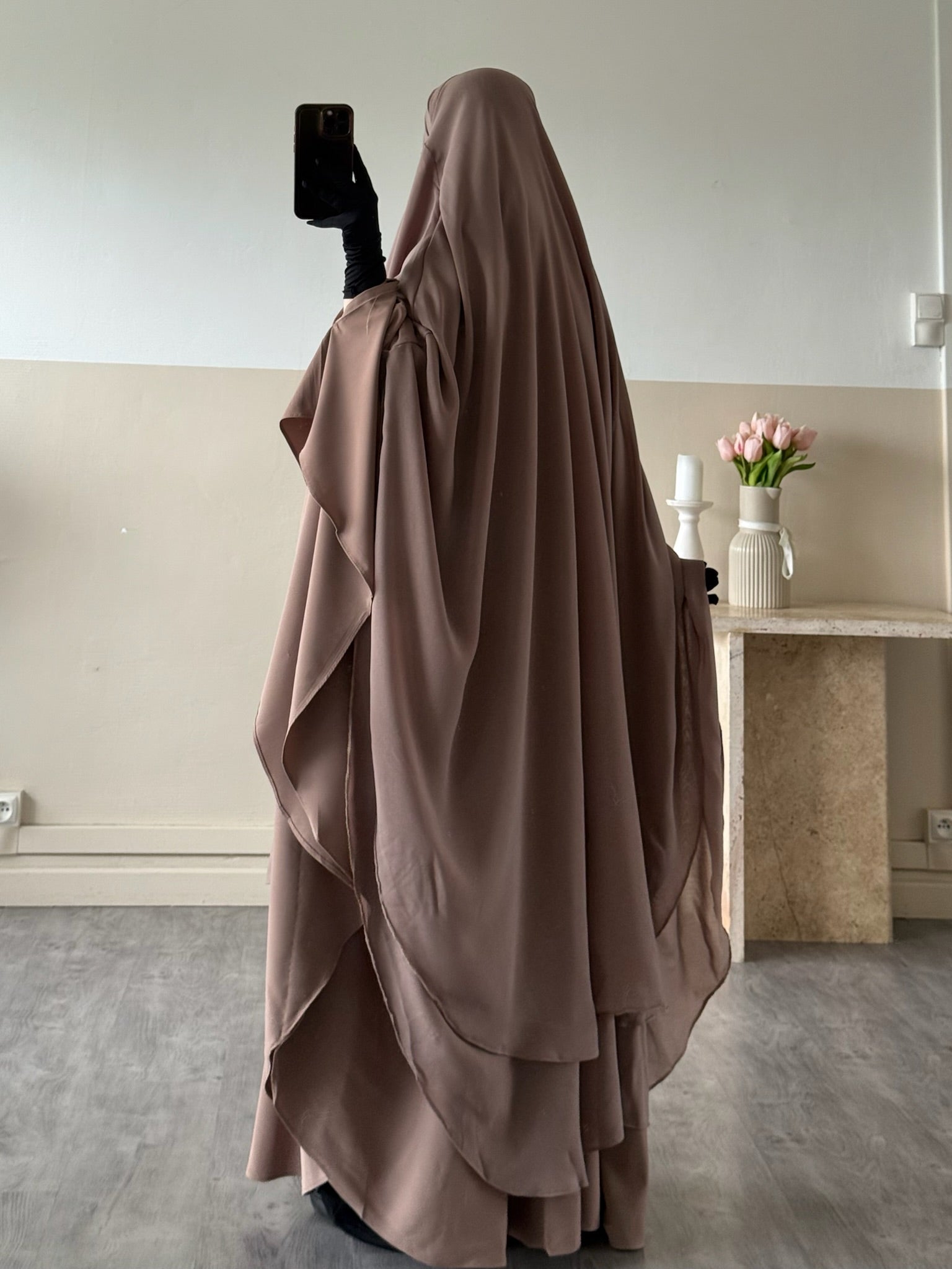 Khimar Tarha 2 voiles arrondi