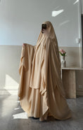 Charger l'image dans la visionneuse de la galerie, Abaya Maleeka Whool Peach