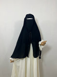 Charger l'image dans la visionneuse de la galerie, Niqab indonésiya Noir New
