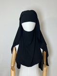Charger l'image dans la visionneuse de la galerie, Niqab/sitar Zahra Pull down Noir