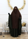 Charger l'image dans la visionneuse de la galerie, Half niqab Whool peach