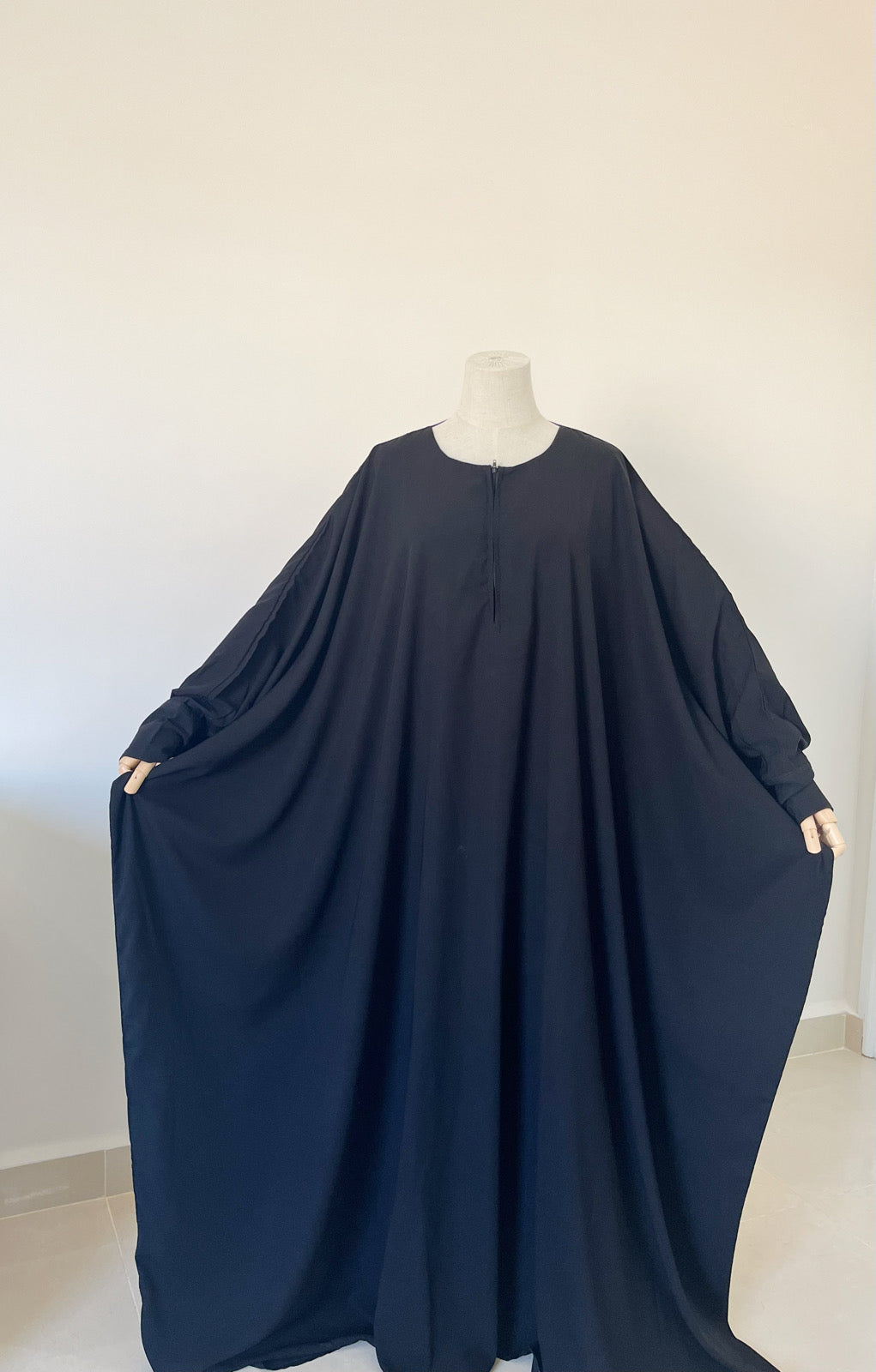 Abaya Saudia (Wollpfirsich)