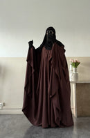 Set Maleeka kimono + sous abaya Soie de médine