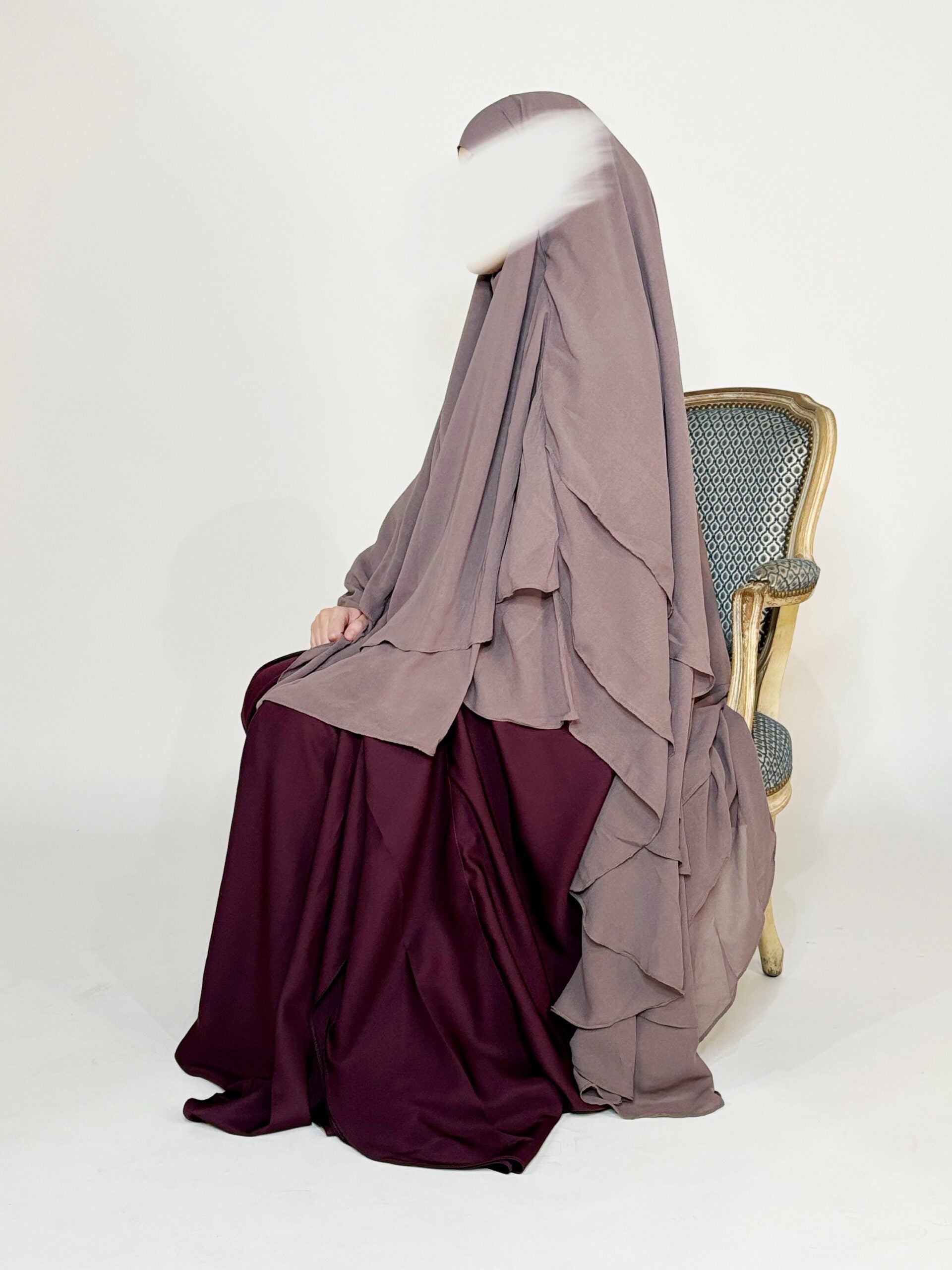 Khimar Tarha 3 abgerundete Segel