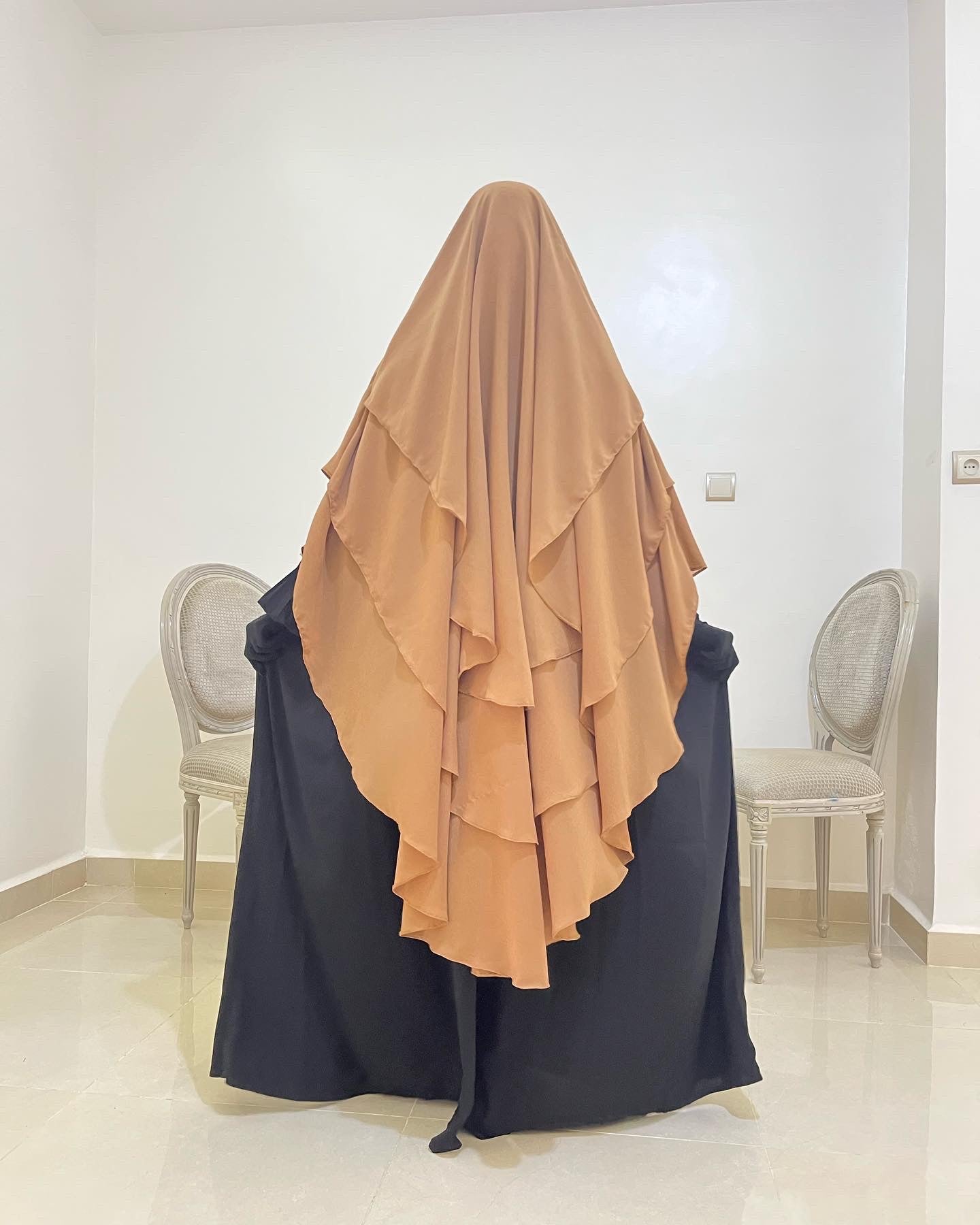 Khimar Tarha 3 abgerundete Segel