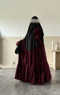 Load image into Gallery viewer, Set Imany Kimono effet Lin + sous abaya
