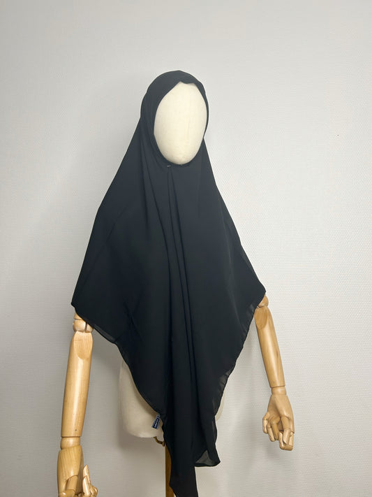 Hijab carré 150 X 150cm noir