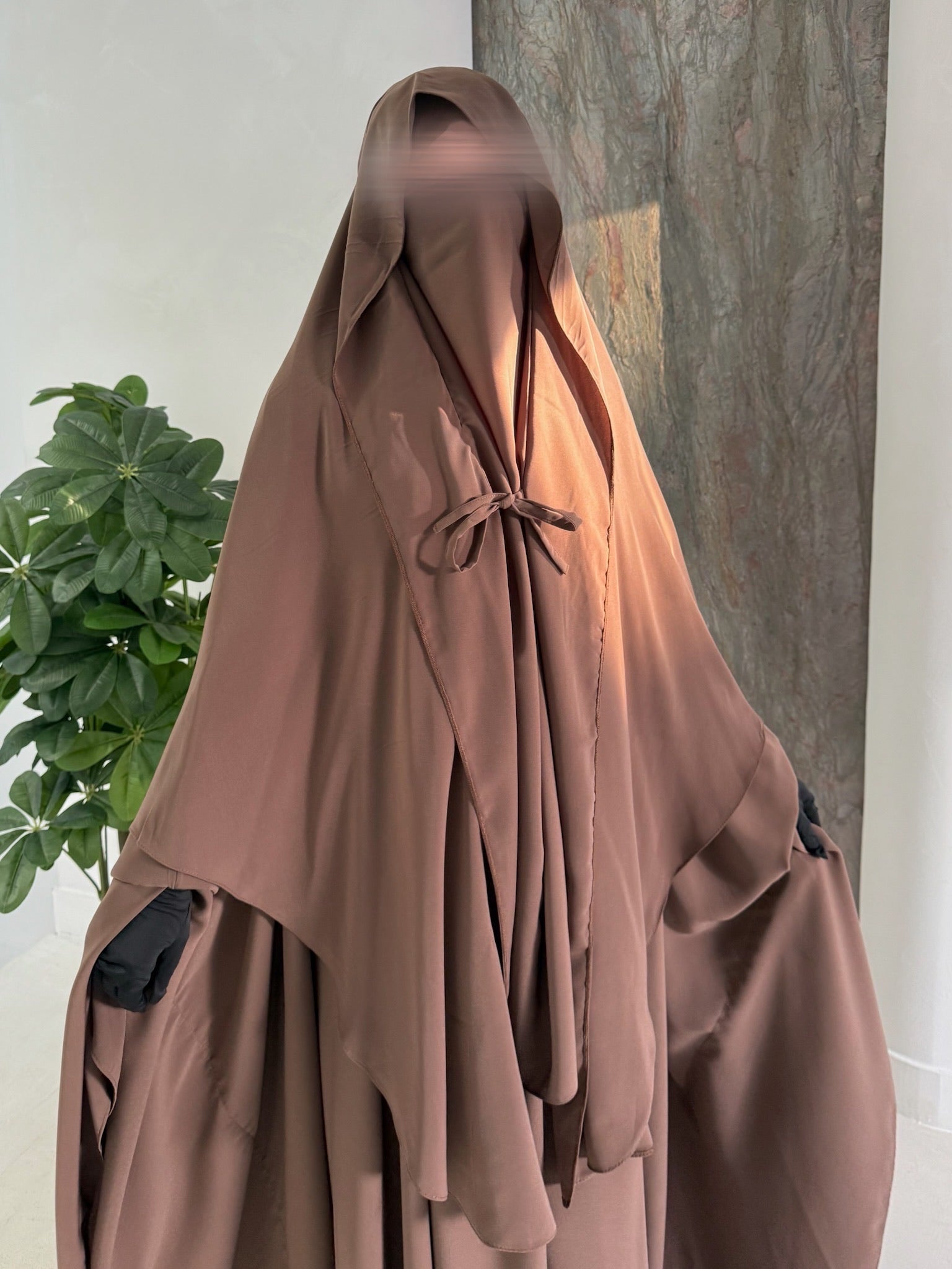 Khimar Joumana Whool peach