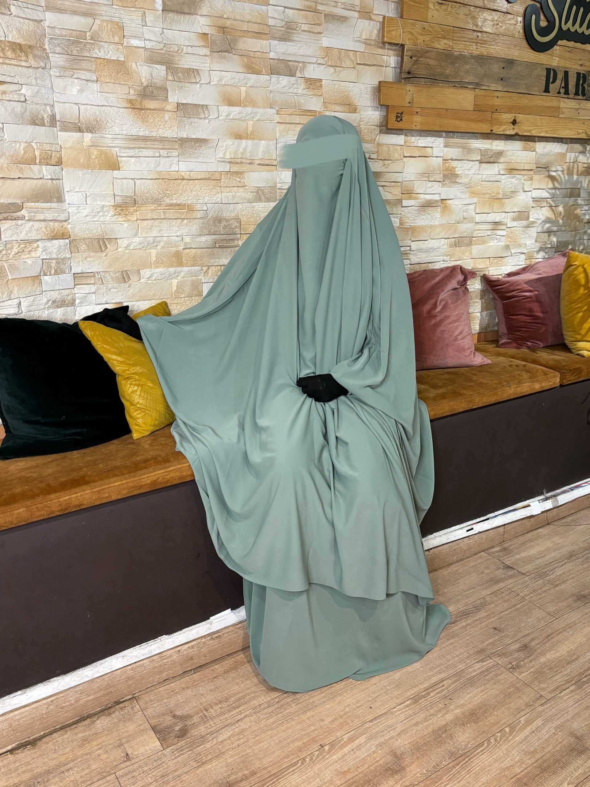 Jilbab 2 pièces Jupe Soie de Médine