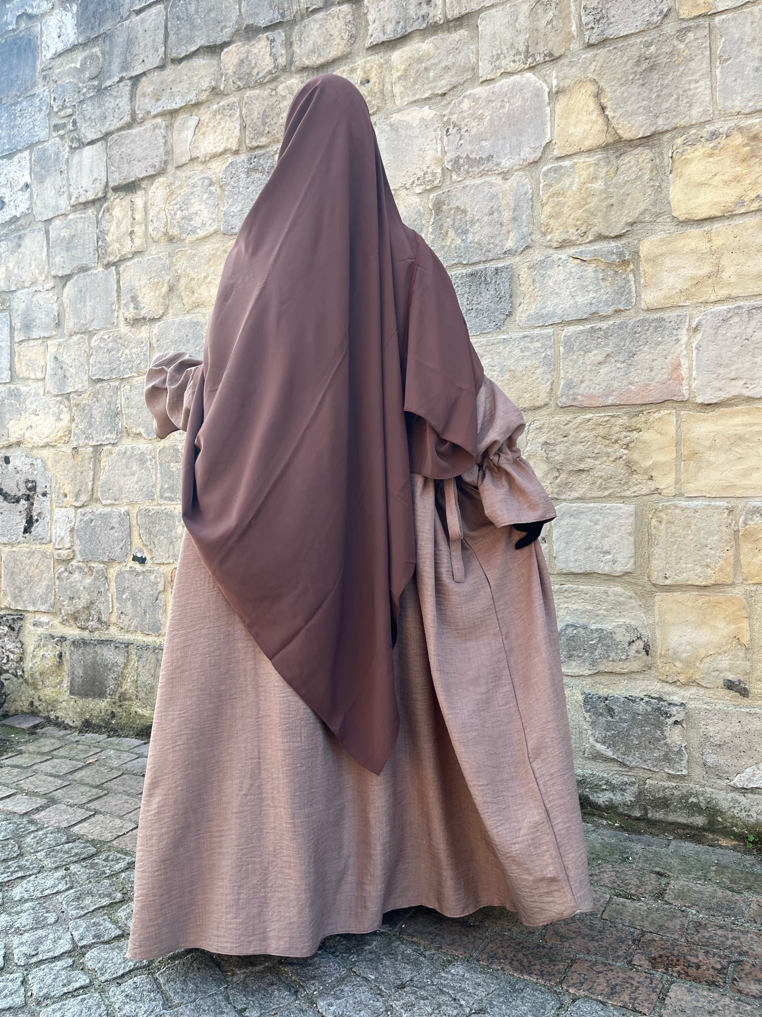 Maxi-Hijab zum Binden aus Seidenchiffon