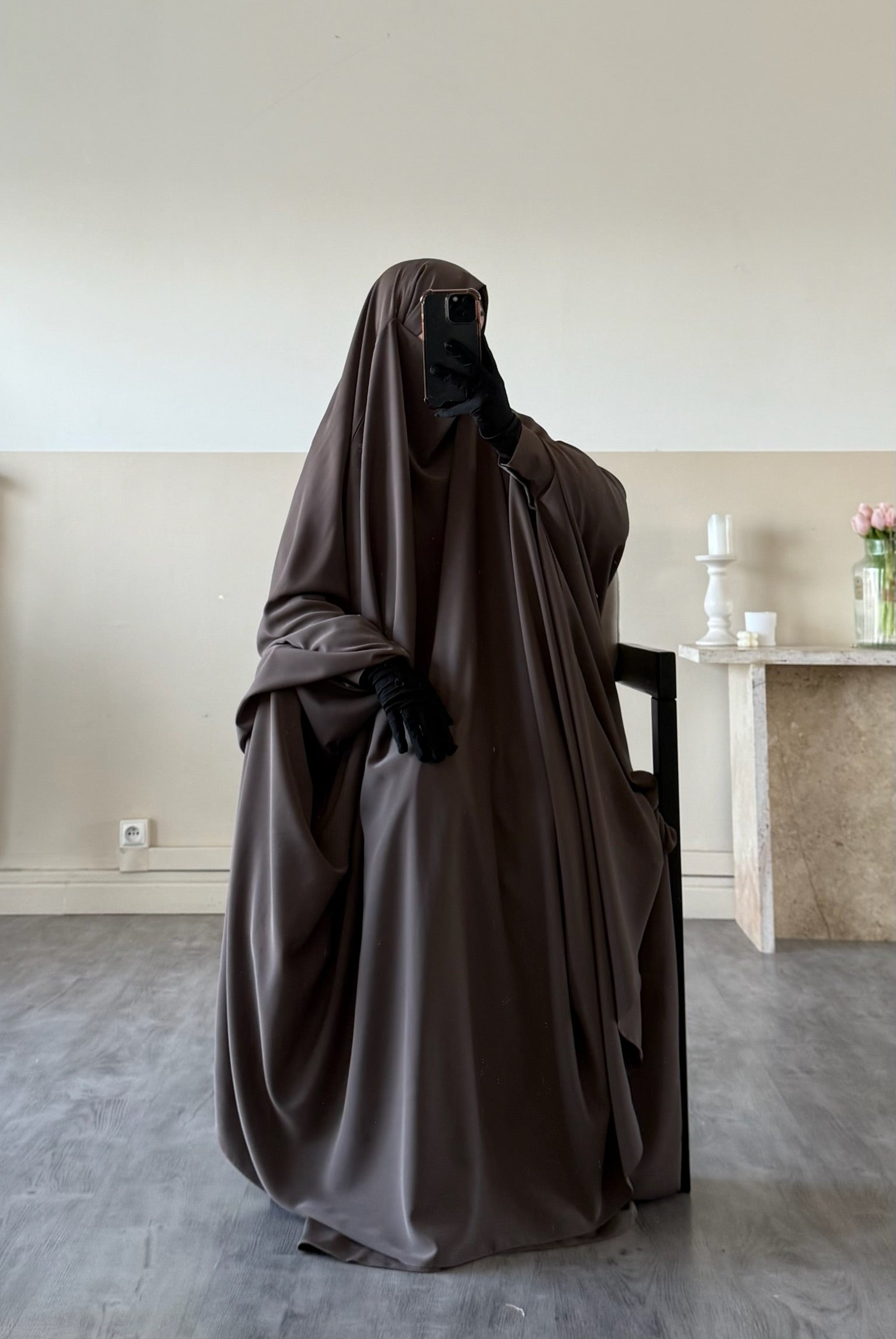 Jilbab 2 pièces Jupe Soie de Médine