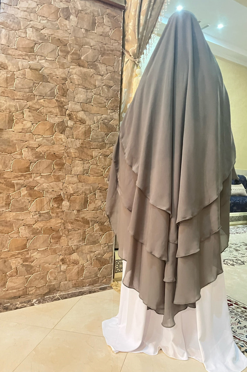 Khimar Tarha 3 abgerundete Segel