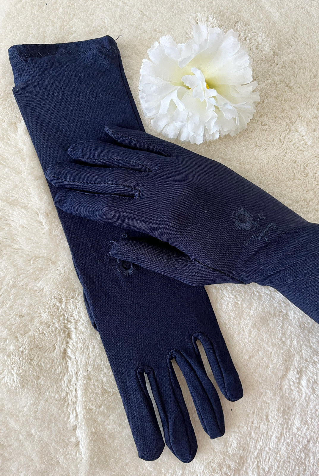 Gants fleur tactile