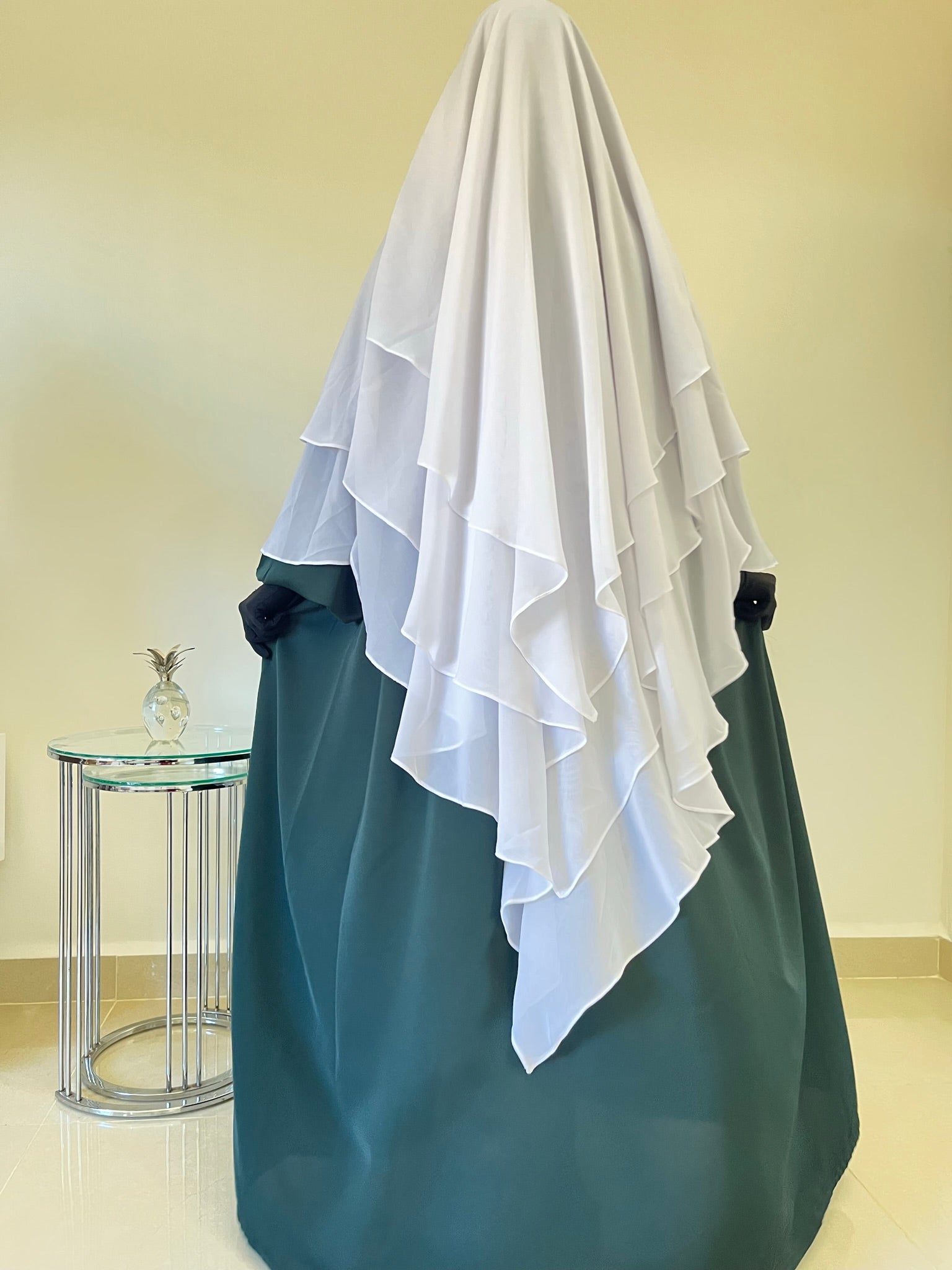 Khimar Tarha 3 spitze Schleier