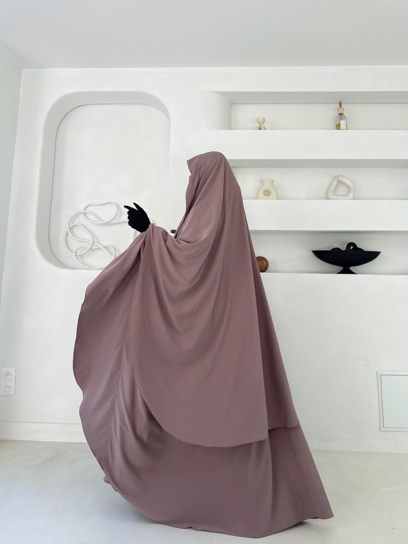 Abaya Maleeka Soie de Medine