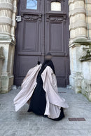 Set Maleeka kimono + sous abaya Soie de médine