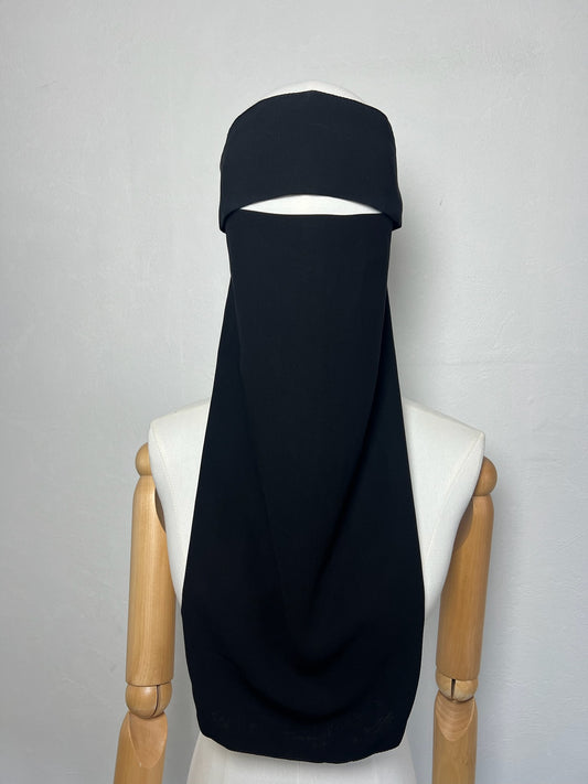 Niqab Pull down Lycra Noir