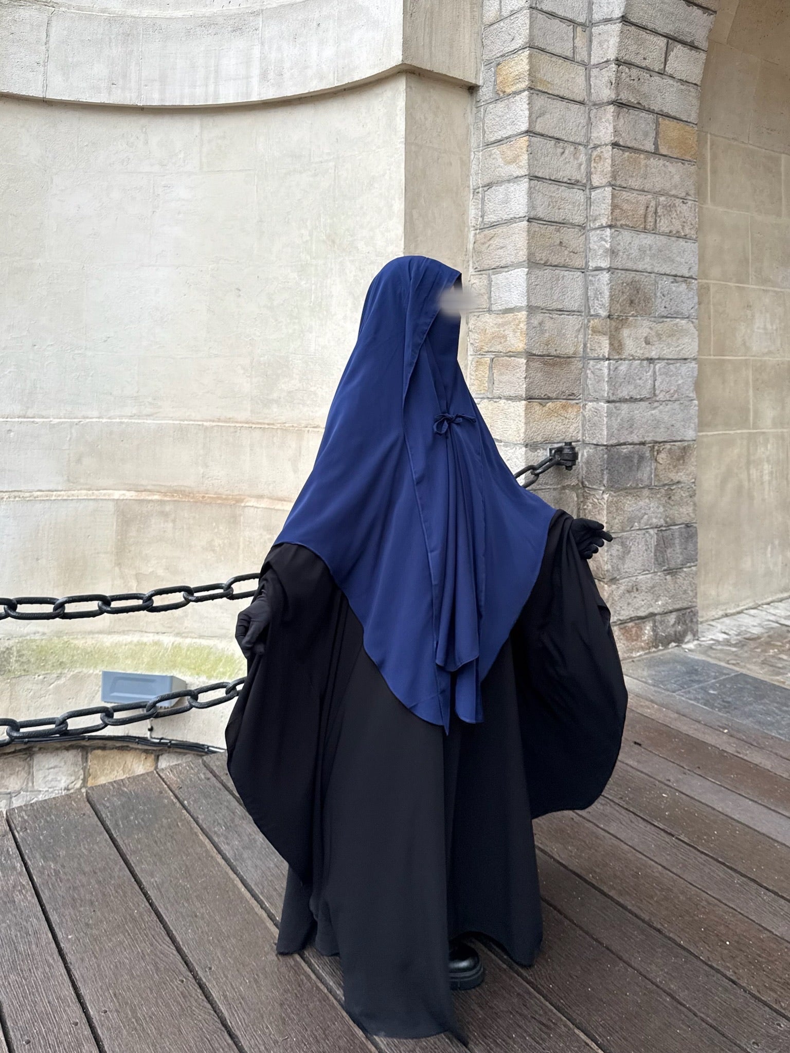 Khimar Joumana Whool peach