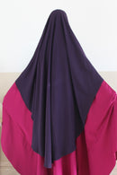 Khimar arrondi Maleeka T2  150cm (Soie de médine)