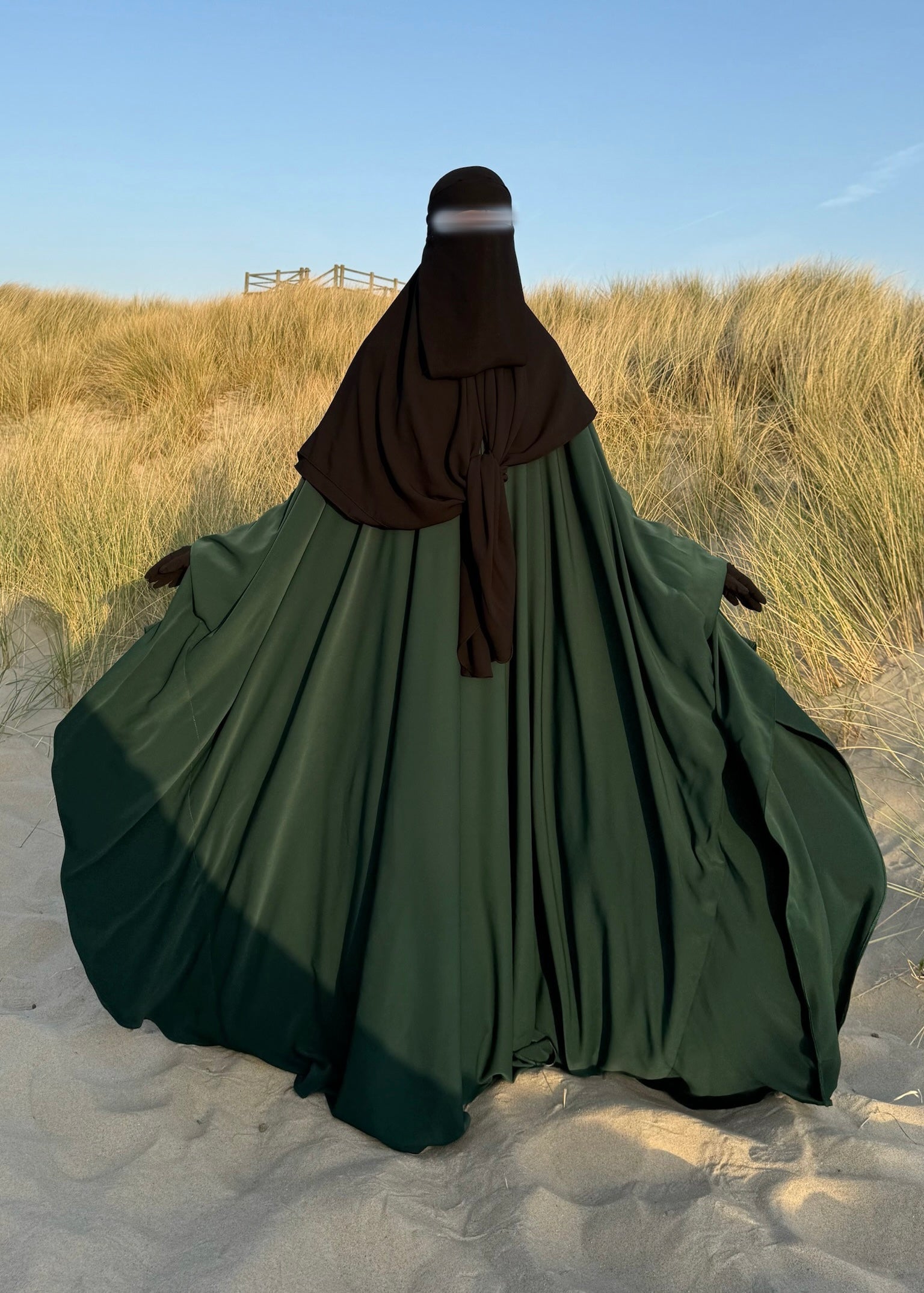 Abaya Maleeka Soie de Medine déstockage