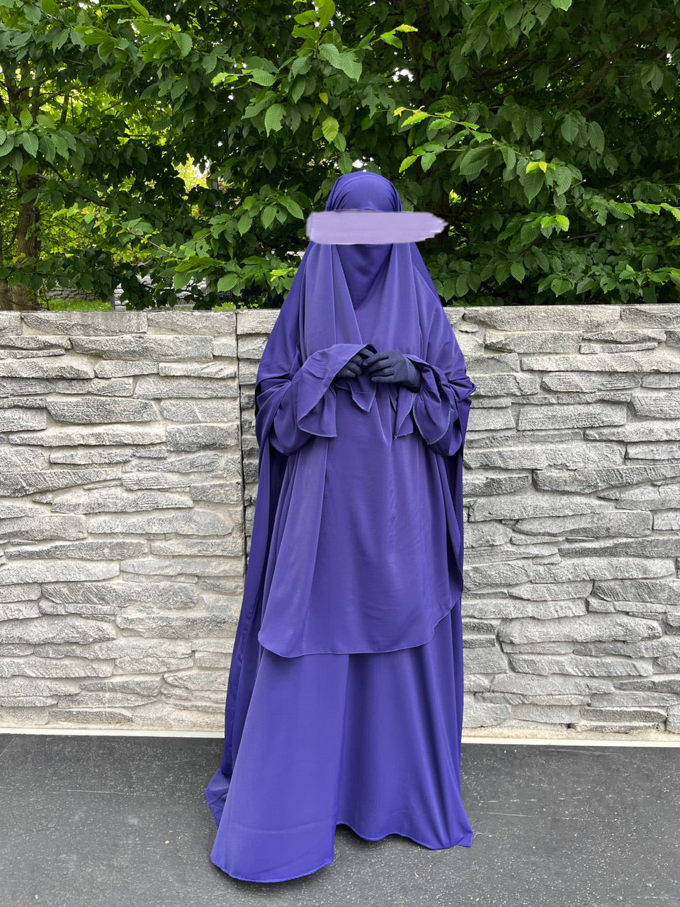 Half niqab Medina silk