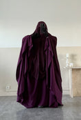 Charger l'image dans la visionneuse de la galerie, Abaya Maleeka Soie de Medine
