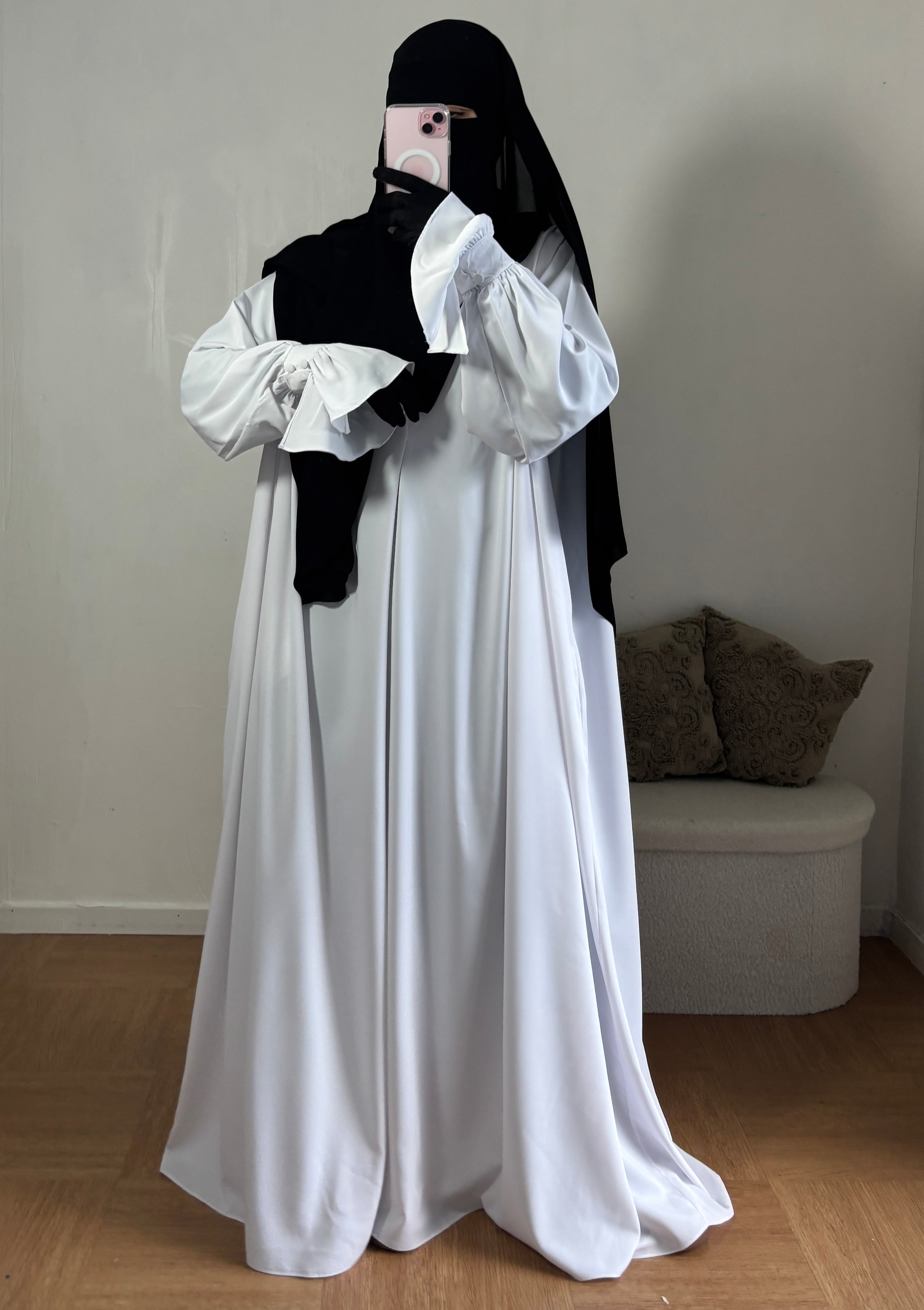 Abaya Yaqout Soie de Médine