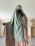Charger l'image dans la visionneuse de la galerie, Khimar arrondi Maleeka T2  150cm (Soie de médine)
