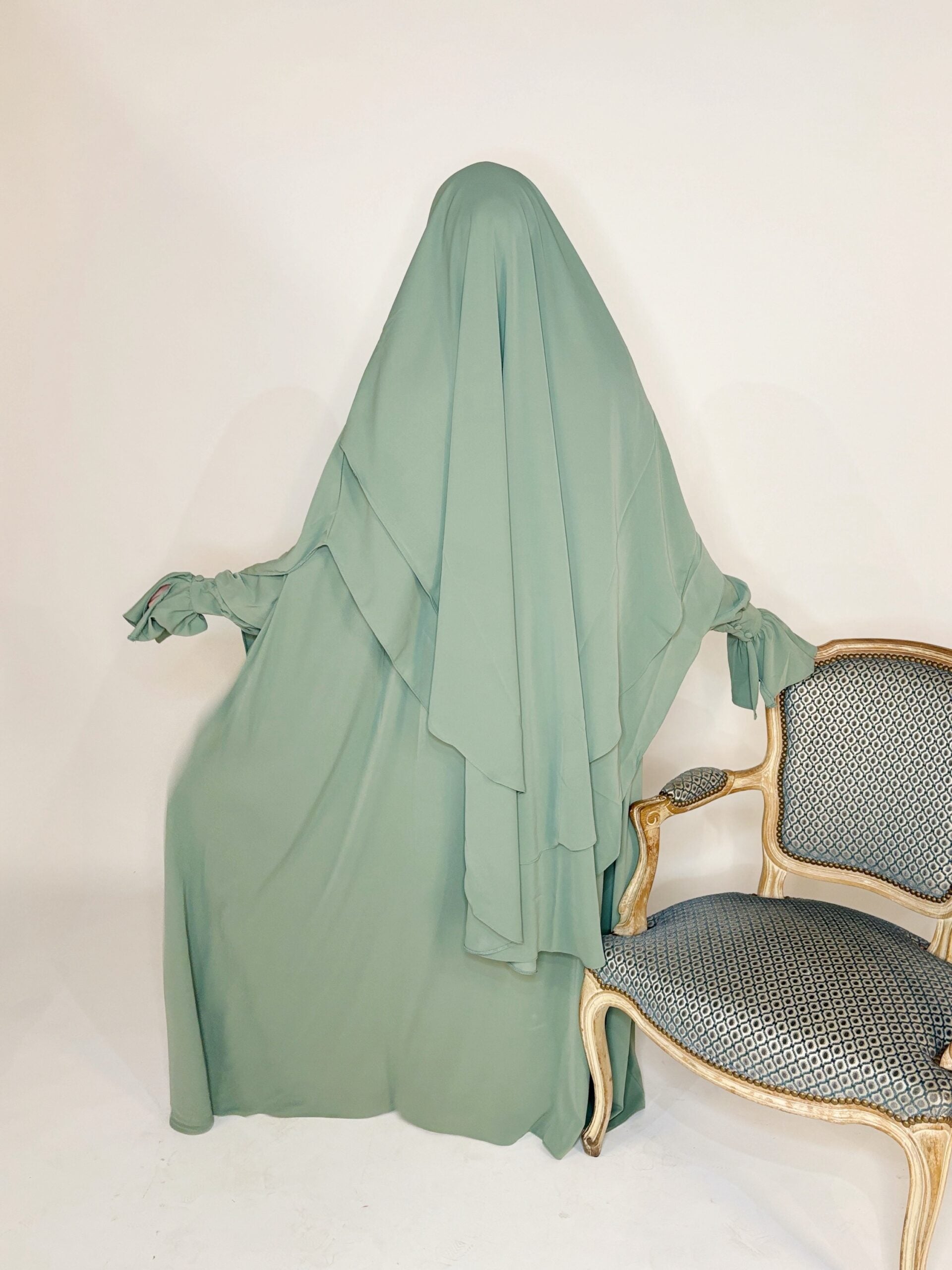 Halber Niqab aus Medina-Seide