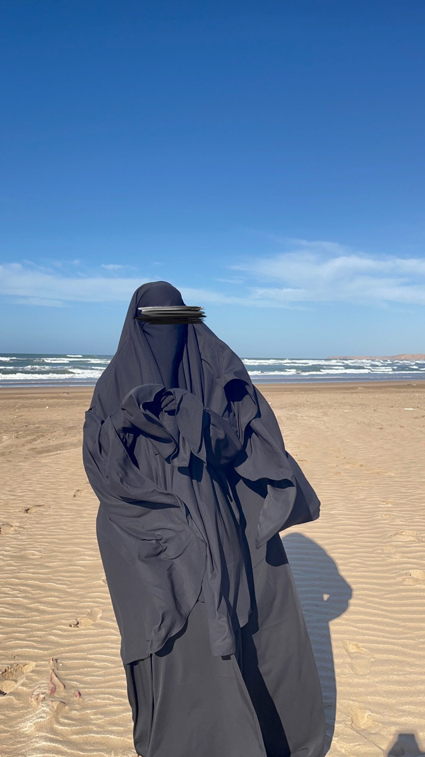 Halber Niqab aus Medina-Seide